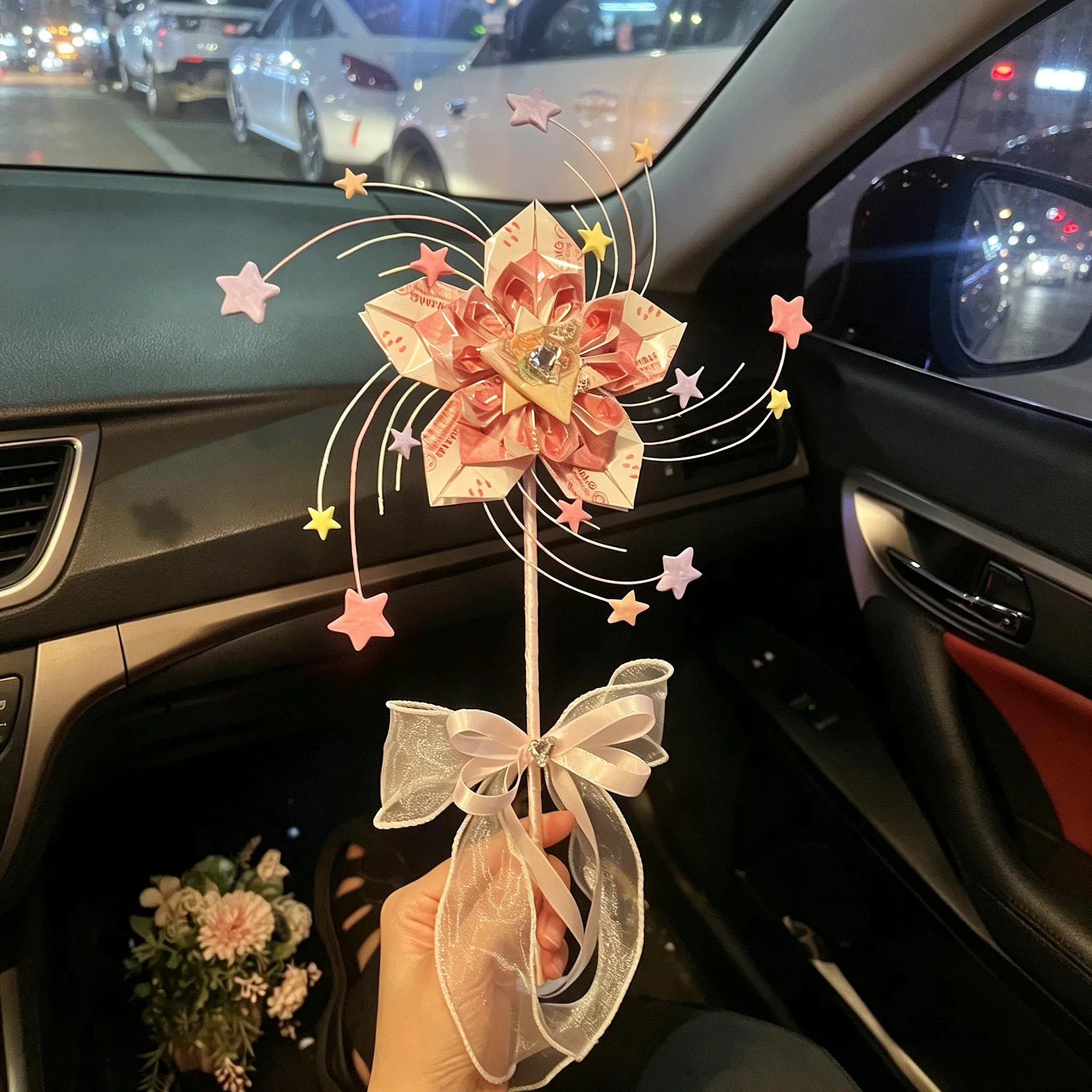 有钱花旋转小风车DIY材料包