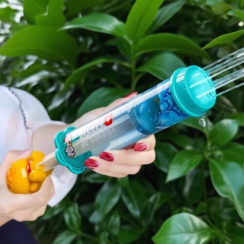 可爱卡通抽拉式水枪儿童喷水枪