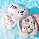 婴儿宝宝洗澡玩具卡通动物水獭不进水漂浮浴室戏水儿童泡澡男女孩