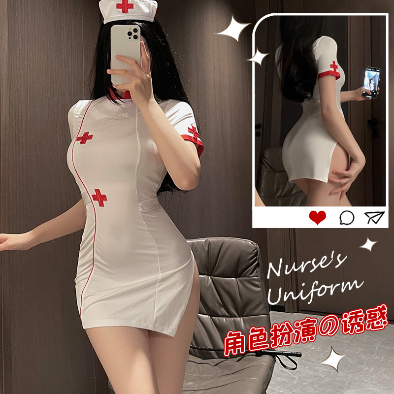 性感护士万圣节COS服角色扮演制服夜店衣服网红约会战袍