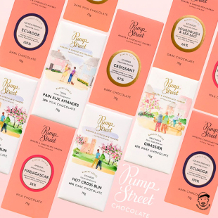 巧克力实验室 JET Pump Street黑巧克力英国进口可可脂排块健身