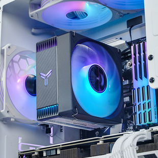 乔思伯CR1000EVO V2 PRO台式AM5电脑CPU风冷散热器ARGB风扇1700白