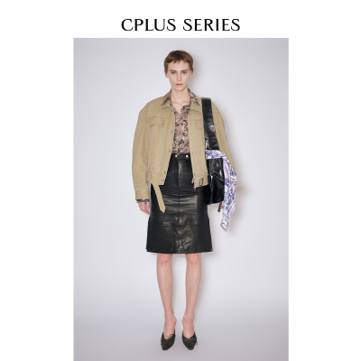 秋冬新品【CPLUS SERIES】分割收腰水洗廓形夹克