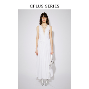 女士纽结蕾丝连衣裙 SERIES 金晨吕颖博主同款 CPLUS