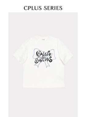 【CPLUS SERIES】蝴蝶结印花logoT恤