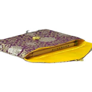 经书袋装经书的袋新款中国风加厚放经书收纳袋子大号袋经袋抄经袋