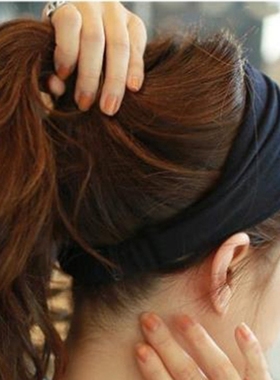 【超宽发带】遮白发束发