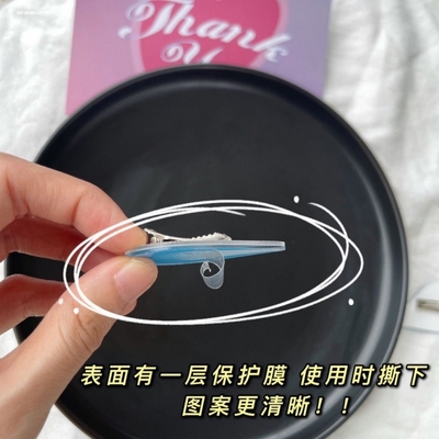 网红趣味搞怪流汗水滴大无语发夹