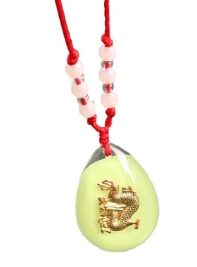 夜光项链水晶十二生肖男女儿童