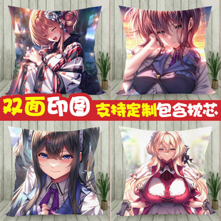 甜蜜女友3周边抱枕柳木诗梦御所院蕾特叶梦玩偶具枕头坐方形靠垫