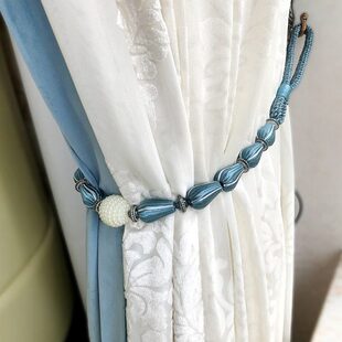 窗帘绑带简约现代窗帘挂球挂钩绑绳绑窗帘的绑带窗帘扣收纳带一对