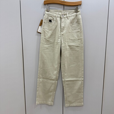 佐伊娜S92175 欧洲站2026夏新款高腰弹力时尚显瘦九分法棍牛仔裤