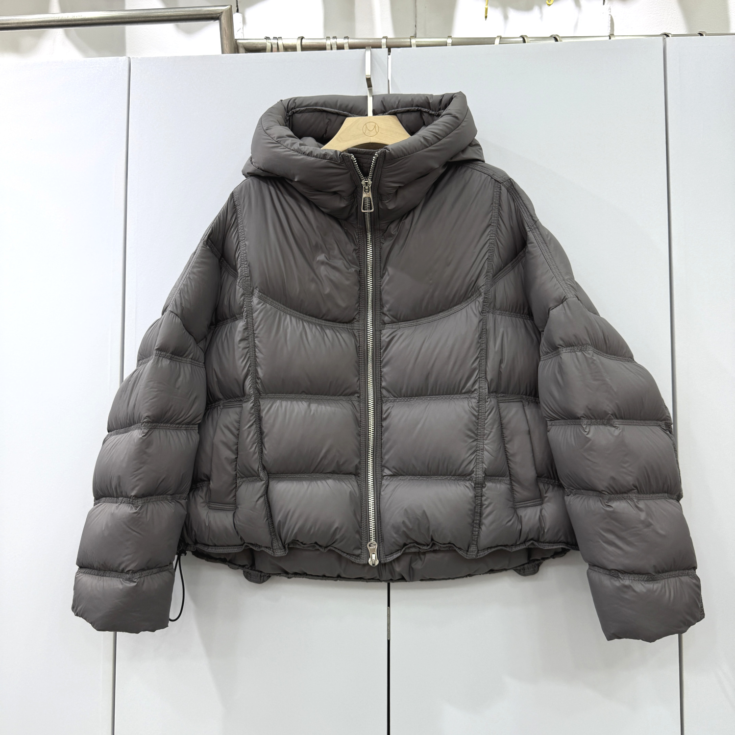 DS8526 欧洲站2025冬新款时尚立领加厚保暖宽松显瘦白鸭绒羽绒服