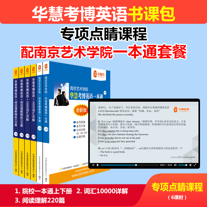 华慧南京艺术学院考博英语真题