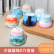 自制网红沙画 饰创意摆件套餐沙龙 画香薰蜡烛手工diy材料包ins装