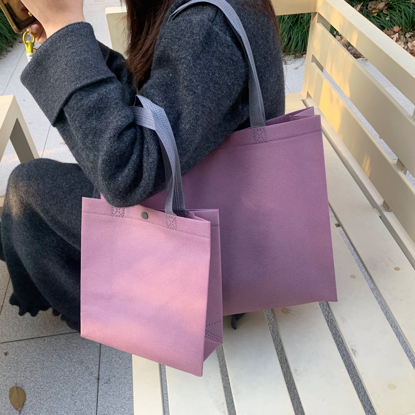 无纺布袋定制印logo服装店手提袋子定做女装童装环保袋广告购物袋