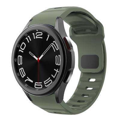 Silicone Strap for Samsung Galaxy Watch 6 Classic 47mm 43mm/