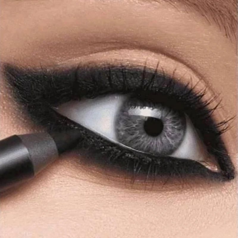 Waterproof Eyeliner Pen Smooth Matte Black Brown Gel Eye Lin 彩妆/香水/美妆工具 男士眼线 原图主图