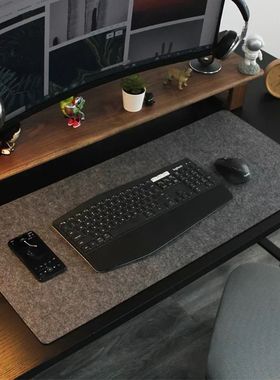 Large Size Wool Felt Mouse Pad Office Computer Desk Protecto