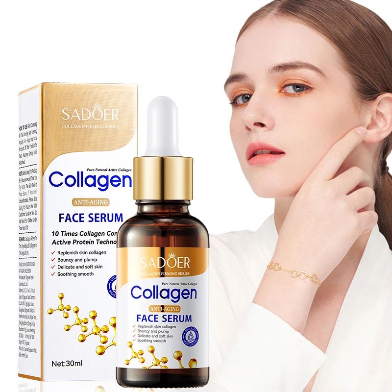 SADOER Collagen Serum skincare Facial Essence Liquid Firming