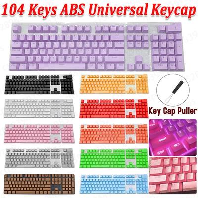 104pcs ABS Transparent Keycap Universal Mechanical Keyboard