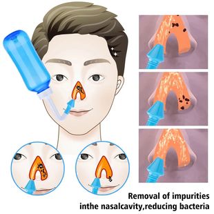 Nasal Cleaner Irrigator Rinse Protecto Nose Bottle Wash
