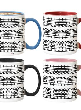 Hide Message Coffee Mug Ceramic Chocolate Milk Cup Modern Co