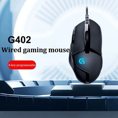 Logitech G402 wired gaming mouse with a high-speed optical s