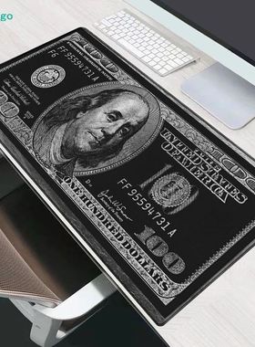 Gaming Laptop Dollar Printing Desk Mat Wrist Pad Mouse Pc Ac