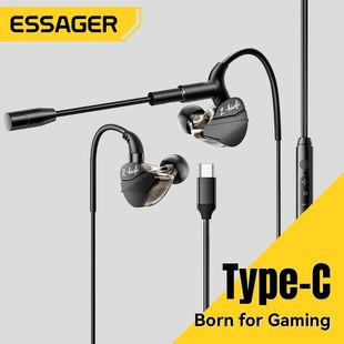 Ear Earphones Essager iPhone Wired Type USB Headset For