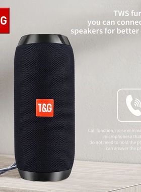 Bluetooth Speaker T&G TG117 Portable TWS Sound Box Waterproo