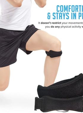 WRELS 1Pcs Patella Knee Strap Adjustable  Sports Compression