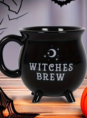 1pc, Witch Brew Coffee Mug,350ml/ 11.8oz Ceramic Coffee Cup,