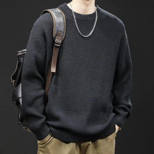 MR.MUDI/穆迪先生针织毛衣男冬2025新款慵懒潮牌美式内搭宽松大尺