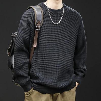 MR.MUDI/穆迪先生针织毛衣男冬2025新款慵懒潮牌美式内搭宽松大尺