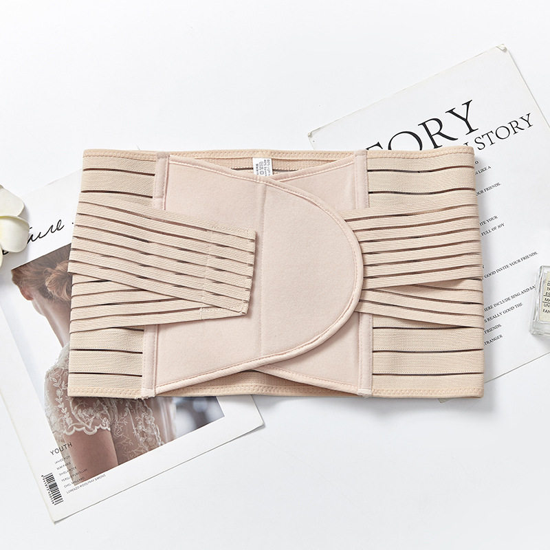 J加强弹力收腹带产后修复提臀收胯运动护腰透气轻薄不卷边