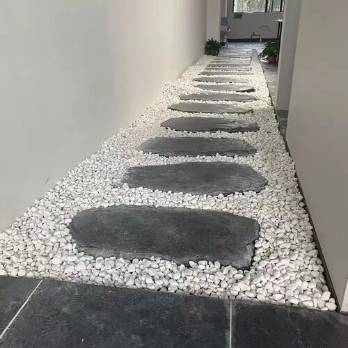 白石子庭院铺路造景装饰
