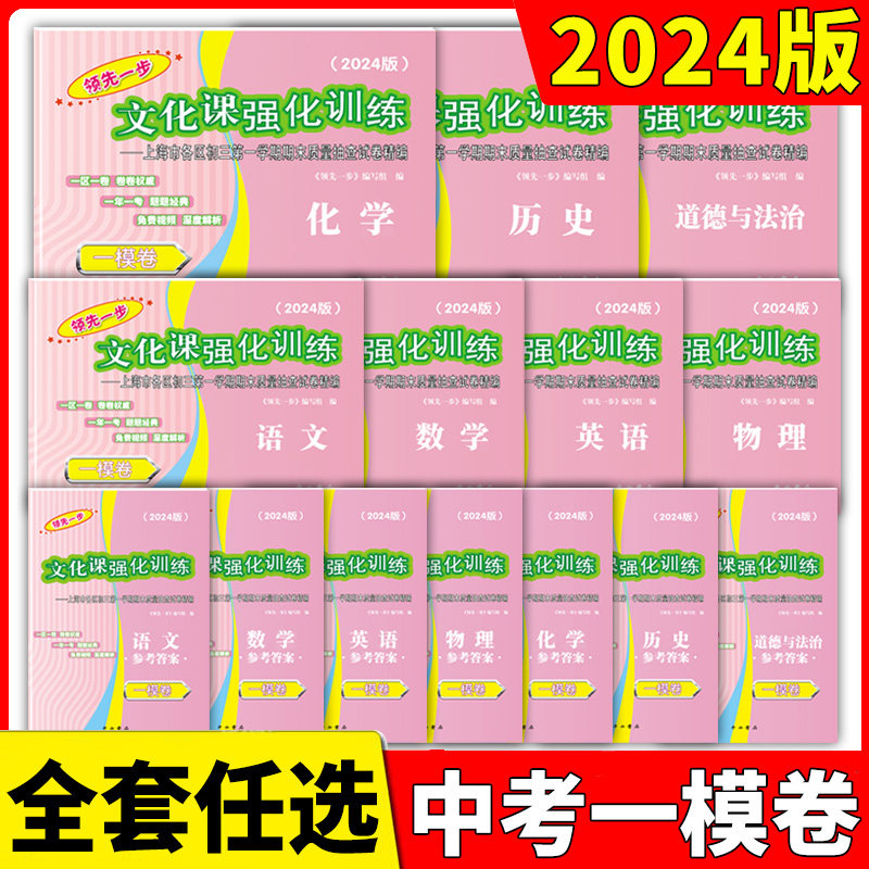 2024上海中考一模卷全套领先一步