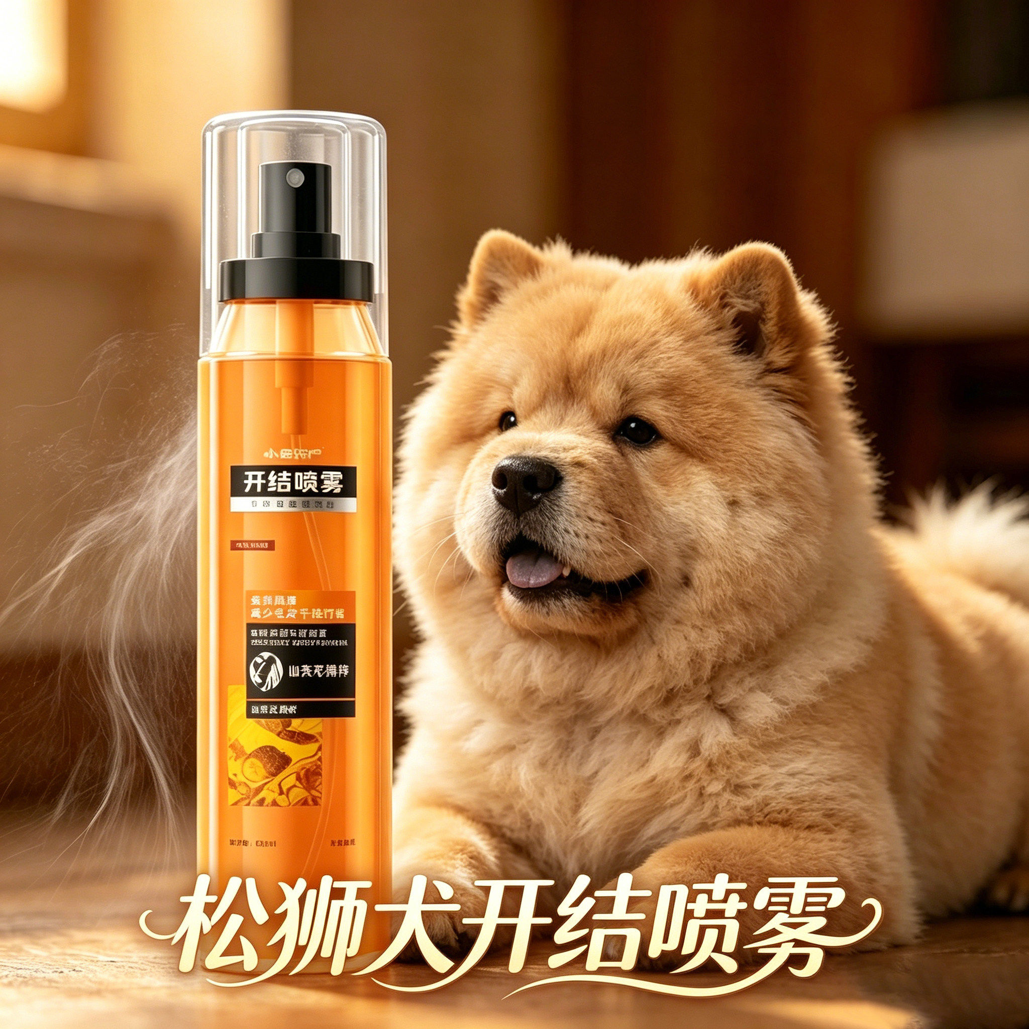 松狮专用狗狗开结喷雾宠物小狗毛发打结顺毛剂护毛神器顺毛防静电