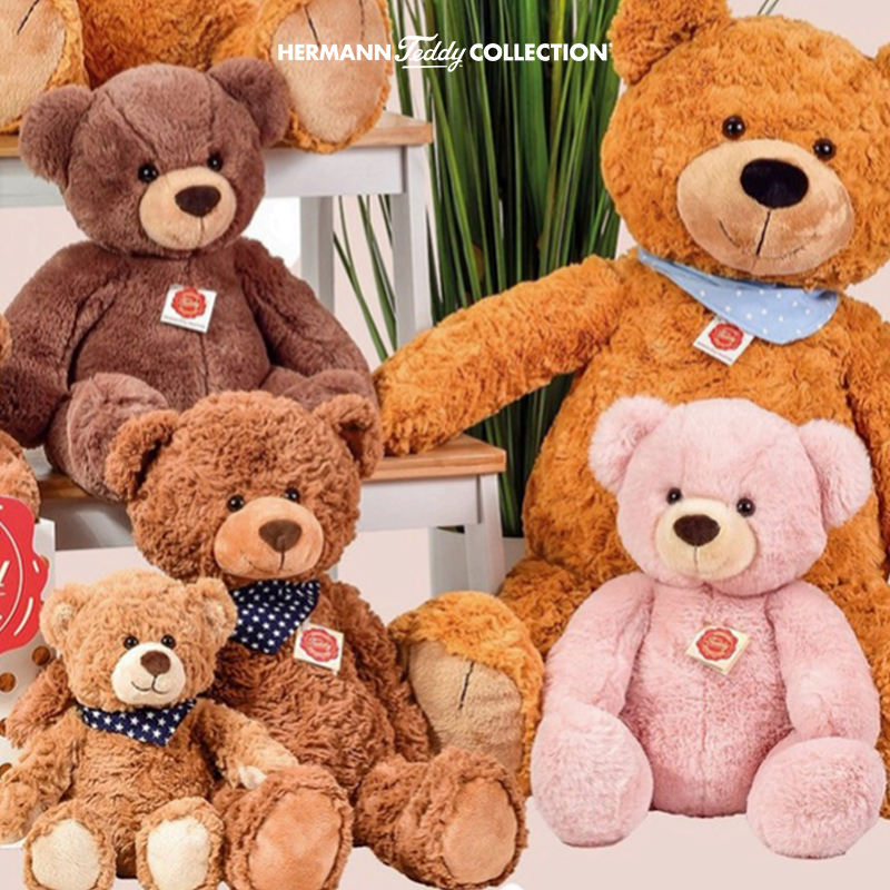 H的礼物清单丨德国百年品牌Teddy Hermann泰迪熊毛绒陪伴玩偶