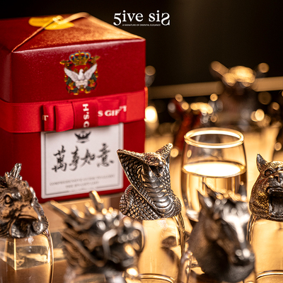 十二生肖白酒杯高档酒器