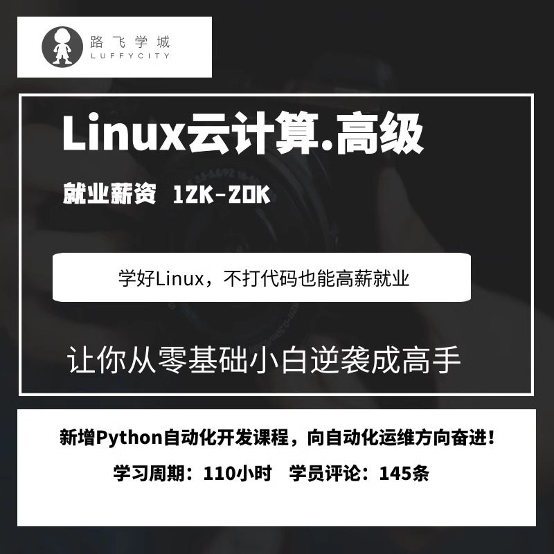 路飞学城/Linux云计算运维工程师/自动化运维实战视频教程课程