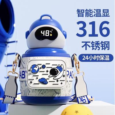 316儿童保温杯幼儿园上小学生专用高颜值可爱水杯婴幼儿吸管杯子