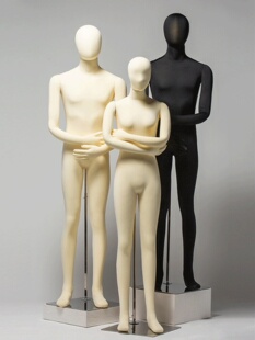 服装店软体女男装假人模型模特展示架全身人体可插针模特架子道具