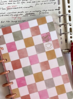 【方格咖啡】HAPPYPLANNER活页本B6简约可拆卸日记本计划本咖啡主题高颜值