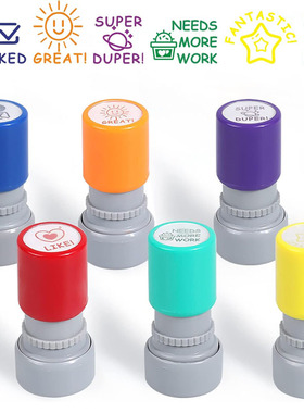 6pcs Teacher Stamps Comments and Behavior Stamps Classroom章