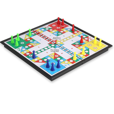 英文桌游玩具磁性可折叠棋盘飞行