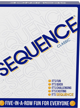 sequence classic Game with Folding Board Cards and Chips toy