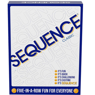 sequence classic Game with Folding Board Cards and Chips toy