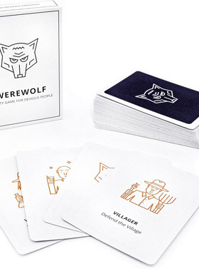 Werewolf: A Party Game for Devious People cards  board games